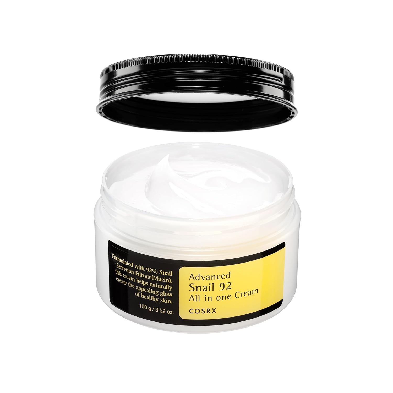 COSRX Snail Mucin 92% All in One Cream jar